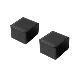 YekouMax Men's Watch Box, Storage Box for Smartwatch and Watches, PU Leather Gift Box for Watch, Jewellery, Birthday, Boyfriend, Men and Women (2, Black-2)