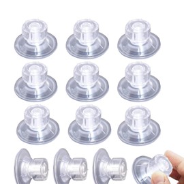 motorhome limpets 12 Pcs Limpets for Caravan Awning, Van Side Fix Pads Kit, High Grip Suction Cups Glass Suction Pads PVC for Motorhome Campervan Van Canopy and Hanging Organiser(transparent)