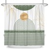 ASDCXZ Boho Shower Curtain 180 x 200 cm, Modern Abstract