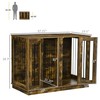 PawHut Furniture Style Dog Crate with Removable Divider, Dog Crate