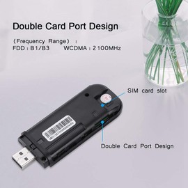 Pocket 4G/3G + WiFi Router, USB Portable Wireless Network Router, Wireless Travel Rounter, LTE 4G Memory High Speed ​​USB Connection 100Mbps for Shared Use(With WIFI)