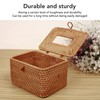Rectangular Rattan Tissue Box Cover Rattan Woven Tissue Box Holder