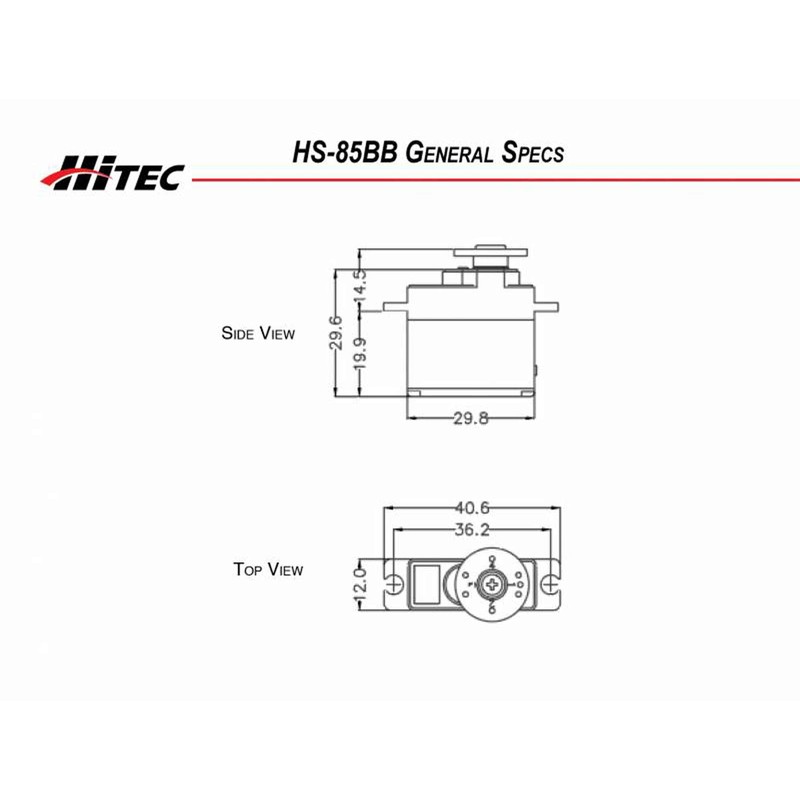 Hitec RCD 31085S HS-85BB Mighty Micro BB Servo