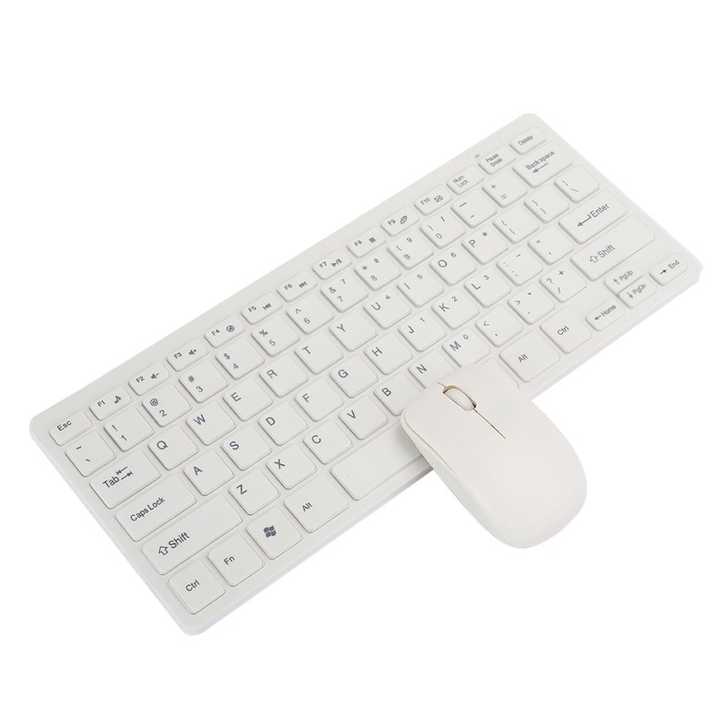 2.4G Wireless Keyboard Mouse Set with Keypad Protector USB Receiver