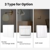 Atelierate Tuya Smart WiFi Light Switch 4 Way Control Mini