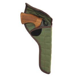 Barsony New Woodland Green Flap Holster for COLT Python Left