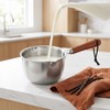 Milk Pan, 10cm Milk Pan with Pouring Lip 300ml