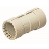 Mirai Kogyo PF Tube Coupling, For PF Tube 14, Beige,