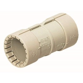Mirai Kogyo PF Tube Coupling, For PF Tube 14, Beige, 10 pieces, MFSC-14G10