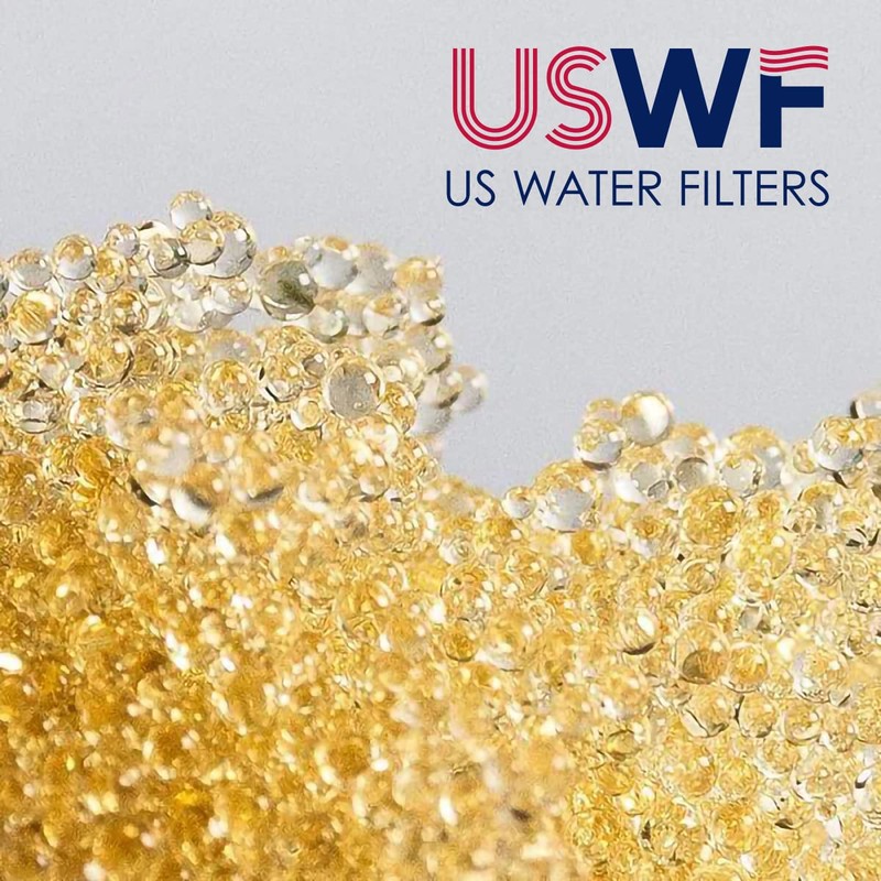 USWF-8P-25lbs Ion Exchange Water Softener Resin - 0.5 Cubic Foot