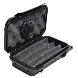 Home or Travel Cigar Humidor ELCIG-3 Waterproof dust-Proof Cigar Case with Pressure Equalization Valve to Keep Your Cigars Safe During Air Flight