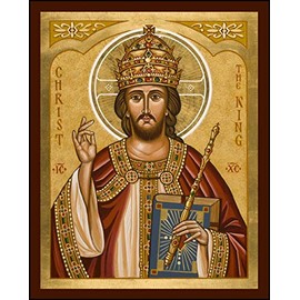 Trinity Stores Wood Plaque - 5½x7 Christ The King by Joan Cole