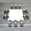 Ieron 2 PCS T Nut Rail Splint T-Nut Rail Clamp