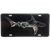CustoMonsterDesigns Shark Heavy Duty Aluminum License Plate S3