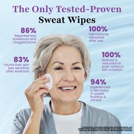 Zero Trace Travel Deodorant Wipes - 60 Count- 24 Hour Odor Control - Aluminum Free Hypoallergenic Deodorant Wipes For Women and Men - Individually Wrapped Underarm & Body Wipes - Uscented Bare Fresh