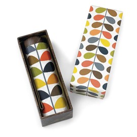 Orla Kiely Multi Geometric Umbrella, 85cm Canopy, Windproof, Adult, Modern Style
