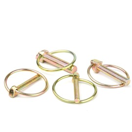 Lynch Pin Lynch Pin Assortment Kit Linch Pin with Ring Heavy Duty Lynch Pin for Farm Tractors Trailers Trucks Mower,1/4 3/16 5/16 7/16 inch,4 Sizes (30)
