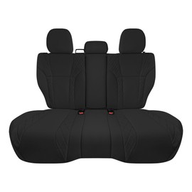 FH Group Custom Fit Car Seat Covers Specifically Made for 2019-2024 Subaru Forester, Black Ultraflex Neoprene Seat Covers, Rear Set for Subaru Forester, Subaru Accessories