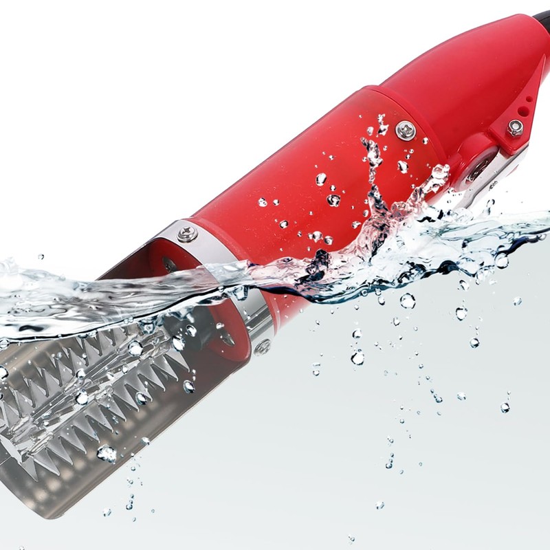 PRETYZOOM Electric Fish Scale Scraper Corded Scaler with Waterproof Motor