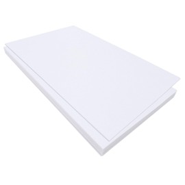 Stiff Felt Sheets, 11 Pcs Felt Fabric, 17,78×28,7cm Color Felt for Crafts, Craft Felt Square for for Sewing (White)