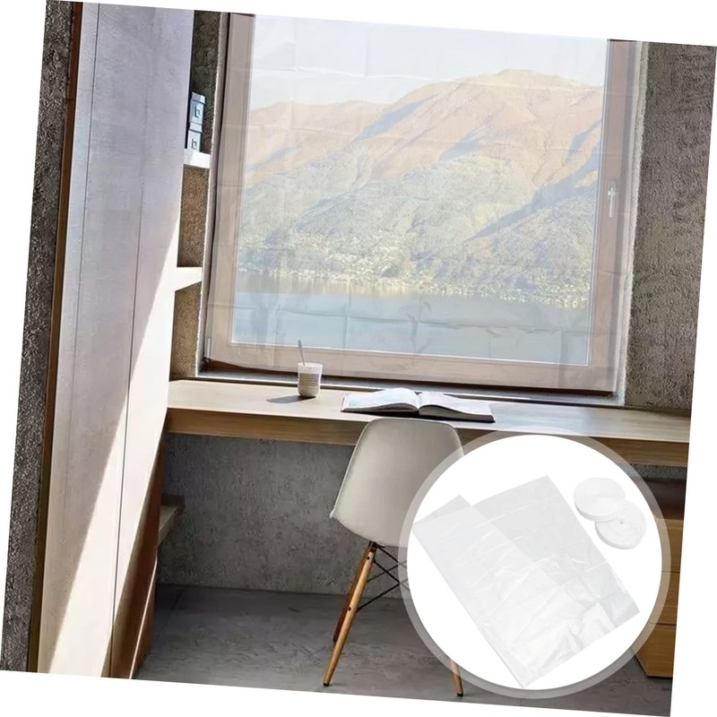 COHEALI Window Film Insulation Kit for Winter Transparent Winterizing Window
