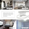 Yimisya Flexible Bendable Curtain Track, Wall Mount Heavy Duty Sliding