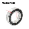 UOIENRT Rear Axle Wheel Bearing Kit with Seals, Rubber Rear