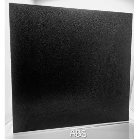 Unbranded BLACK ABS PLASTIC SHEET 1/8" X 24" X 24" VACUUM FORMING RC HOBBY CAR STEREO