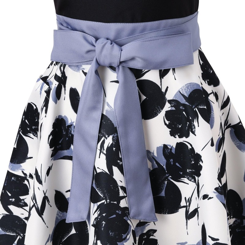 Francfranc Silhouette Full Apron, Blue