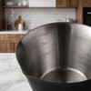 Stainless Steel Frothing Cup with Scale and Drip-Free Spout