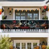 Halloween Carnival Banner, 118 x 19.7 Inch Dark Clown Circus