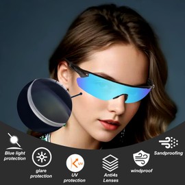 Fiskr Polarized Lenses Replacement for Oakley Radar EV Path(OO9208) Sunglasses with Impact Resistance, UV Rays Protection and Multifunctional Protection(Fire Red & Metallic Silver)