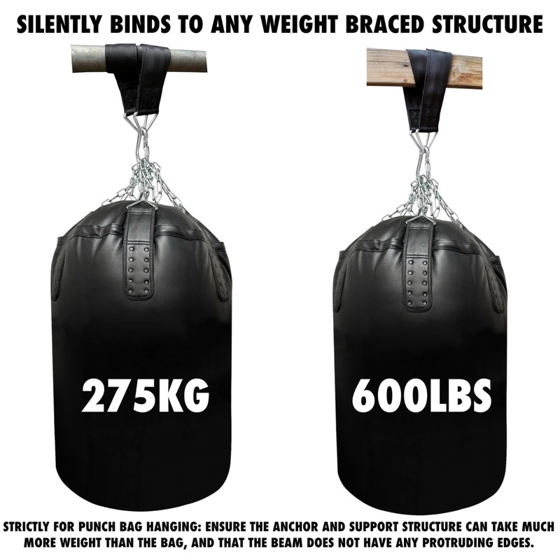 BULL DOZA FIGHT WEAR 1ft Heavy Duty Punch Bag Hanging