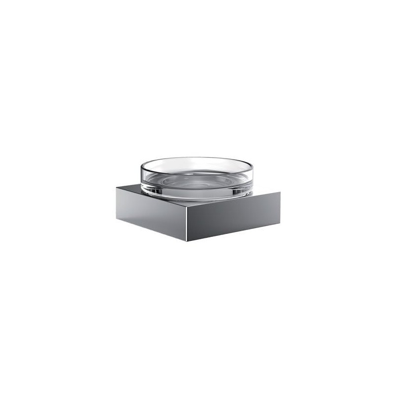 Emco Liaison 183000101 Soap Dish Round Soap Holder for Railing