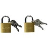 Topzone 25mm 1" inch Small Mini Solid Brass Padlock with