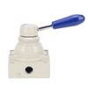 4HV230-08 Air Valve 4 Way 3 Positions Hand Lever Direct