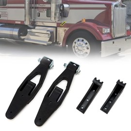 2 Pack For Peterbilt Kenworth Hood Latch Base Compatible With Peterbilt 357 367 377 378 379 388 389 & Kenworth T300 T600 T800 W900 Replace Part L56-0001 315-5401 HLK1035 2312857 2313857
