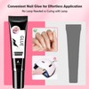 Nail Glue Gel and Nail Glue Remover Set - No