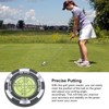 High Precision Metal Golf Ball Marker for Putting Green, Precise