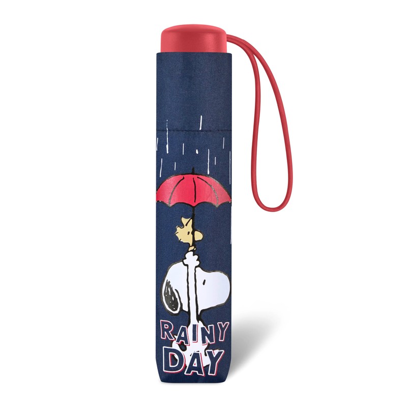 happy rain Kinder-Mini Taschenschirm PEANUTS - blue