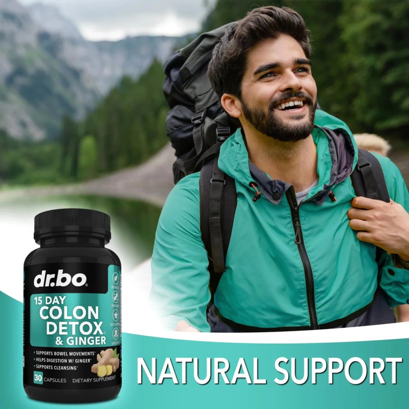 Dr. Bo Cápsulas Para Desintoxicante Y Colon Limpio 30 Piezas