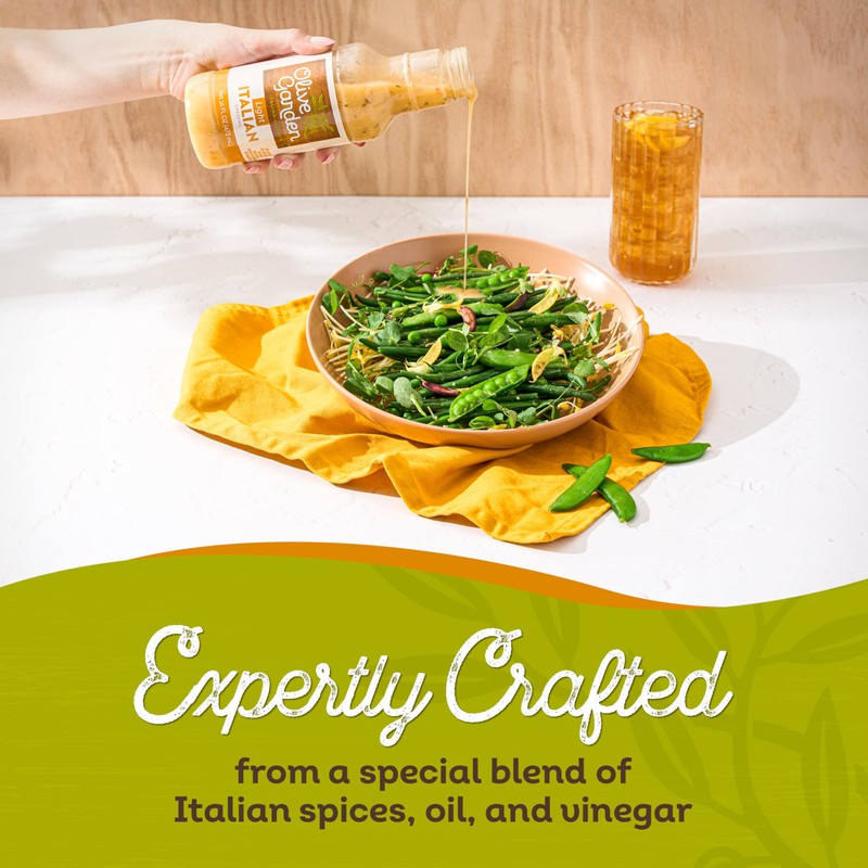 Olive Garden Light Italian Dressing, 16 fl. oz., Made with
