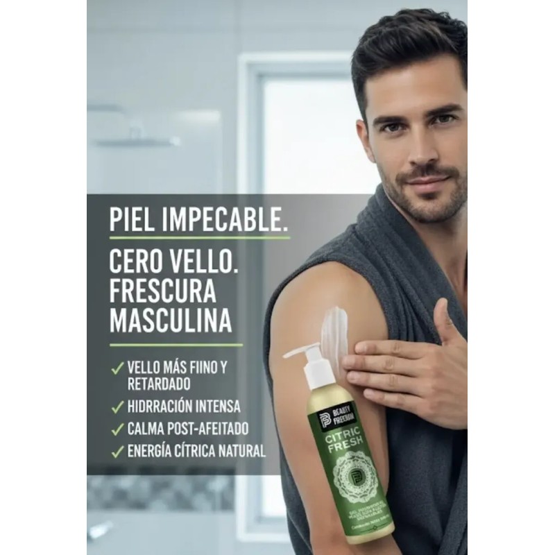 Inhibidor De Vello Corporal 250ml Retrasa El Crecimiento