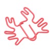 100Pcs Kids Paper Clips Crab Style Metal Exquisite Color Wide