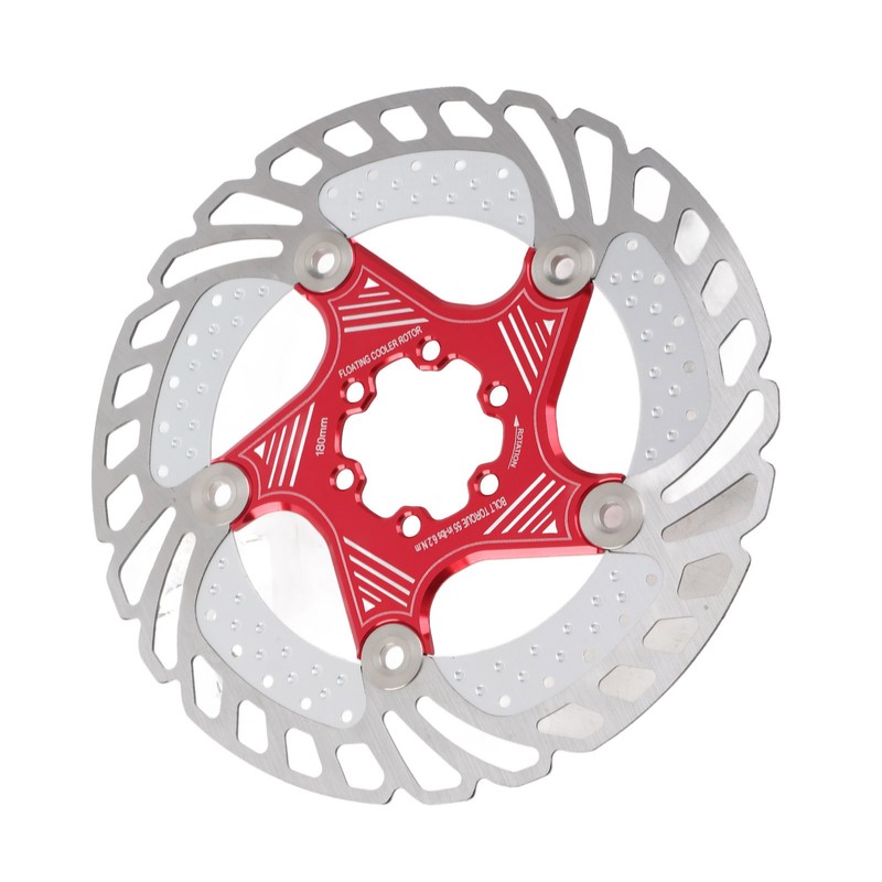 Stainless Steel Bike Cycling Disc Brake Cooling Floating Rotor (180mm)