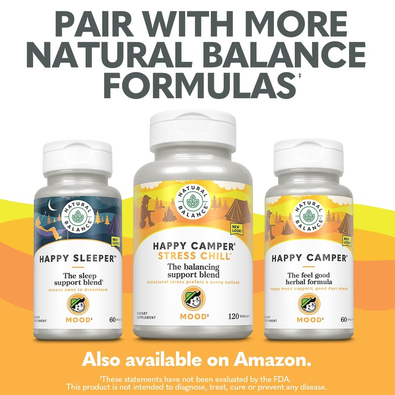 Natural Balance Happy Camper - Feel-Good Mood Support Supplement -