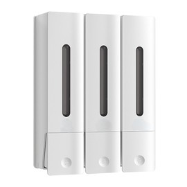 DCGLA Shampoo Dispenser, Magnetic, Shampoo Bottle, Shampoo Magnetic Dispenser, Wall Mounted, Large Capacity, 13.5 fl oz (400 ml), Refill Bottle, Washroom, Bathroom, Kitchen, Easy to Install, Japanese