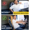 ZONETECH Beaded Seat Cover for Cars Cooling, Massage Cushion, Car