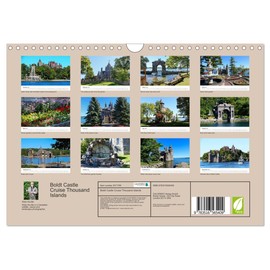 Boldt Castle Cruise Thousand Islands (Wall Calendar 2026 DIN A4 Landscape), CALVENDO 12 Month Wall Calendar
