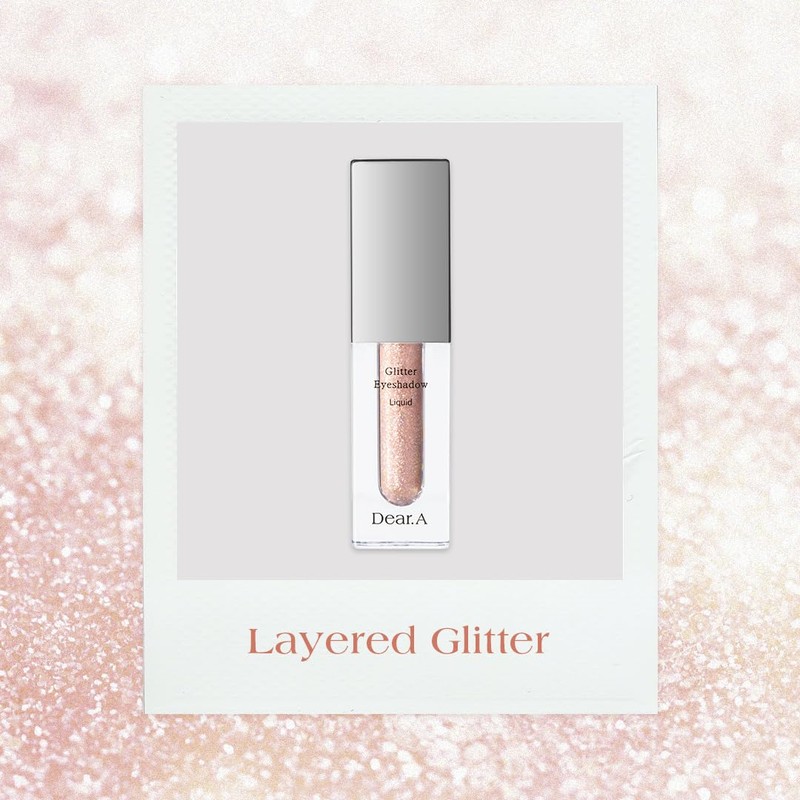 Dear.A Glitter Eyeshadow Glitter Shadow 1.4g Korean Cosmetics (02 Sunbeam)